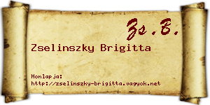 Zselinszky Brigitta névjegykártya