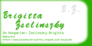 brigitta zselinszky business card